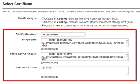 deploy an SSL certificate purchased by entering the required information