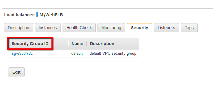 Under Security Group ID column check for missing and invalid security groups