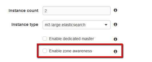 If Enable zone awareness checkbox is unchecked