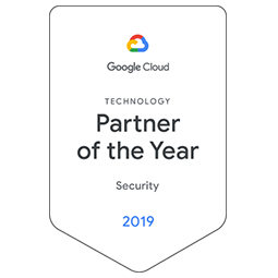 2019 Google Cloud Technology Partner of the Year for Security