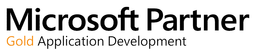 Microsoft Partner Gold Uygulama Geliştirme logosu
