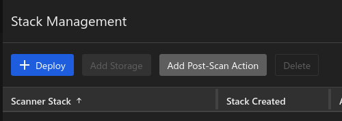 Stack Management