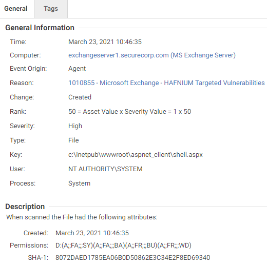 1010855 - Microsoft Exchange - HAFNIUM Targeted Vulnerabilities