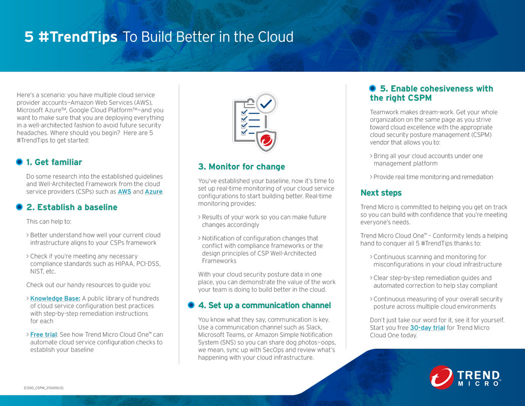 5 #TrendTips to Build Better in the Cloud