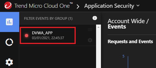 8.	When you trigger any module from the Application Security console, you will get the status as Attacks Ongoing and the color changes to red. 