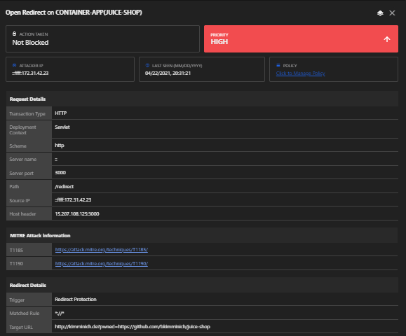 Demo Security For Containerized Applications