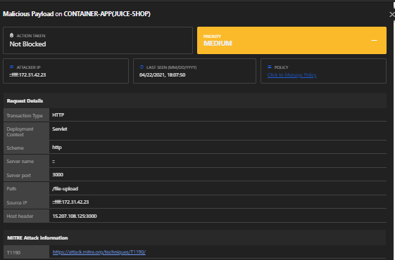 Demo Security For Containerized Applications