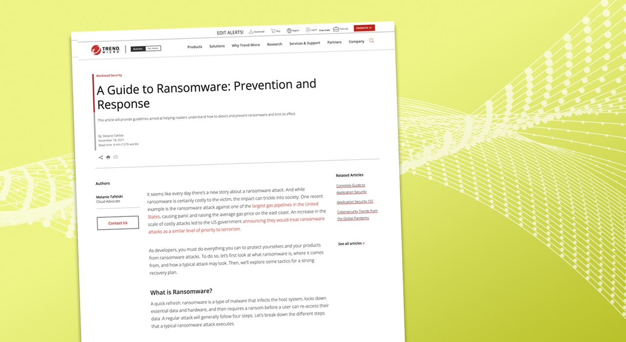 A Guide to Ransomware: Prevention and Response
