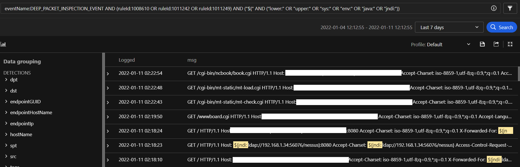 How to detect Apache Log4j vulnerabilities