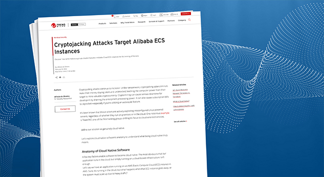 Cryptojacking Attacks Target Alibaba ECS Instances