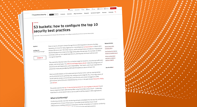 10 best practices for S3 bucket security configuration 10 best practices for S3 bucket security configuration