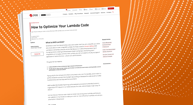 How to Optimize Your Lambda Code