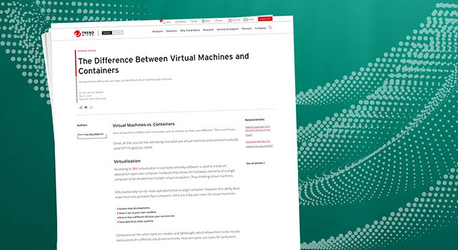 Virtual Machine vs Container Virtual Machine vs Container