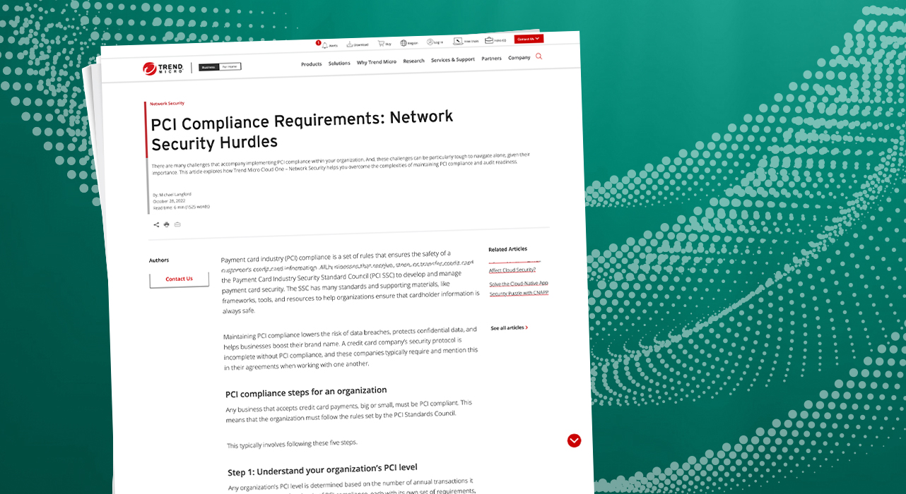 PCI Compliance Requirements: Remove Network Security Hurdles