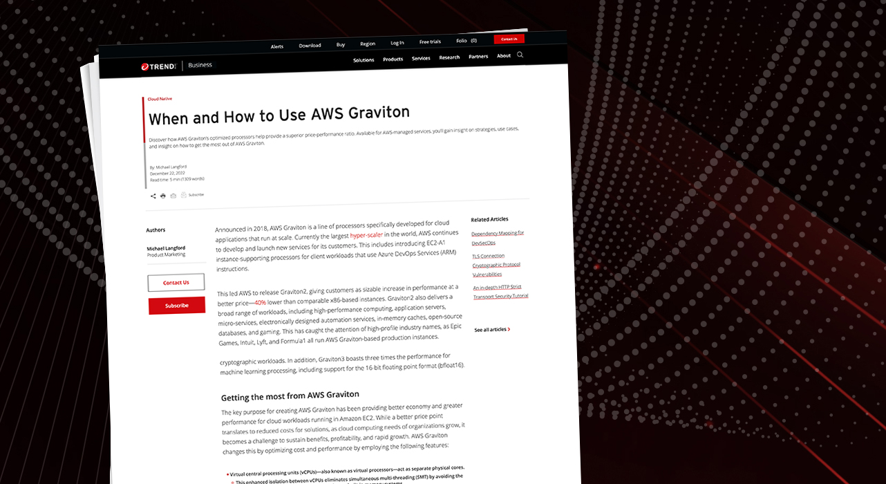 When and How to Use AWS Graviton