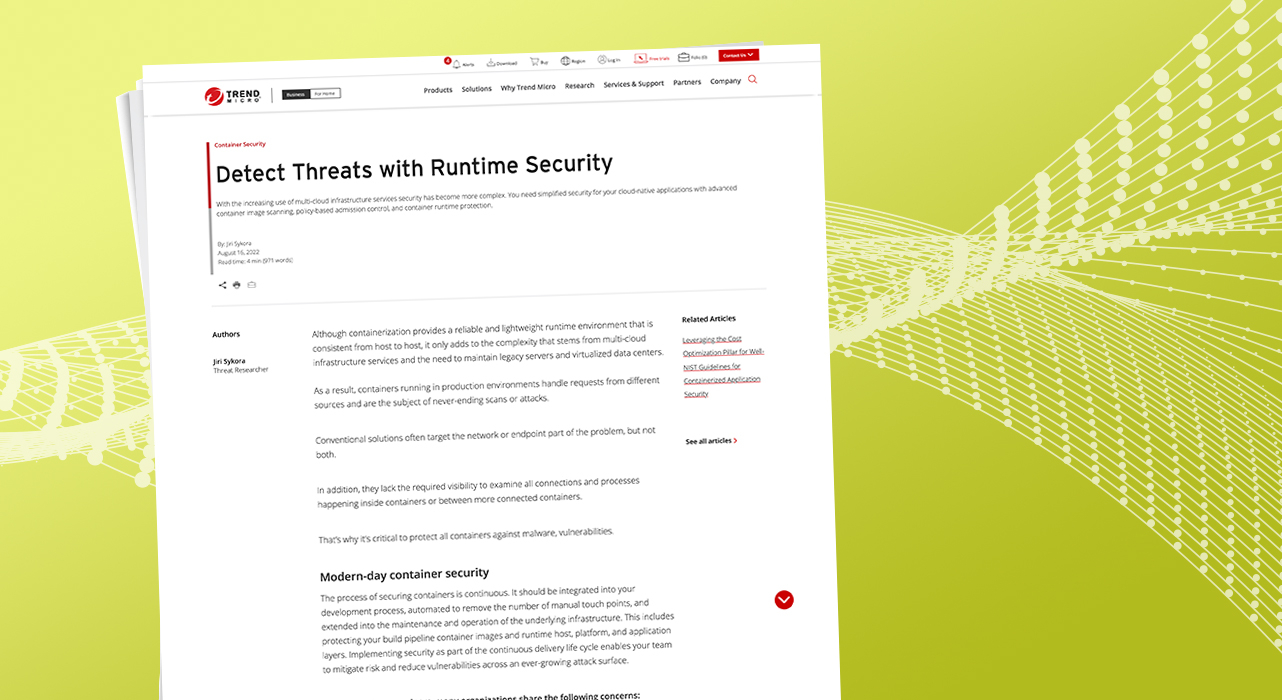 Detect Threats with Runtime Security