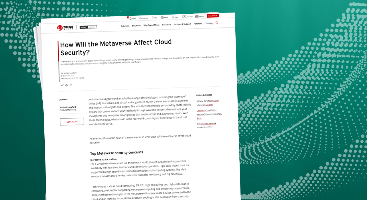 How Will the Metaverse Affect Cloud Security? How Will the Metaverse Affect Cloud Security?