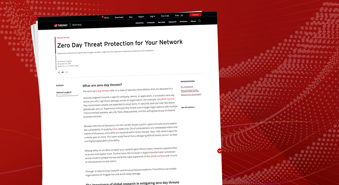 Protect Your Network with Zero-Day Threat Protection