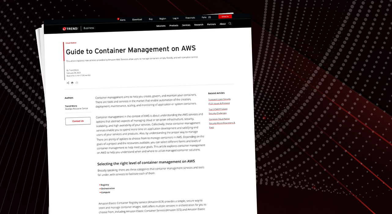 Guide to Container Management on AWS