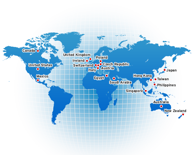 Image d’une carte étiquetée des pays bénéficiant de l’Impact ISKF