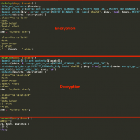 Encryption and decryption code