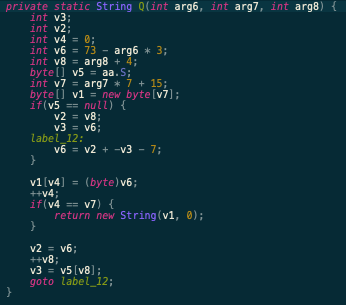 An example of a descrambling method