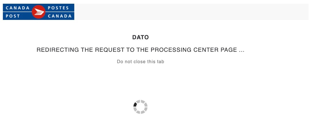 Figure 5. The fake loading page