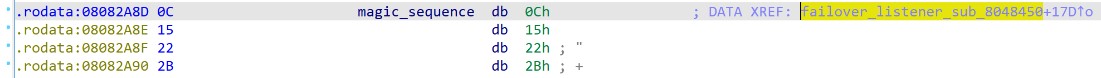 Figure 9. A magic byte sequence in hexadecimal.