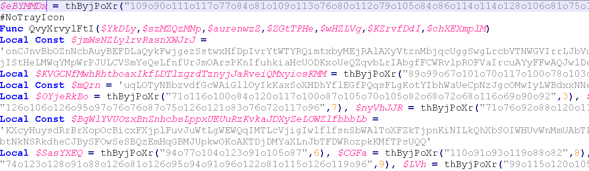 Deobfuscated AutoIT script