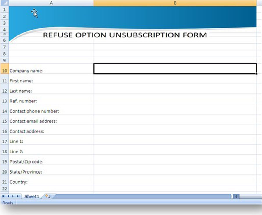 Figure 5. The malicious Excel document