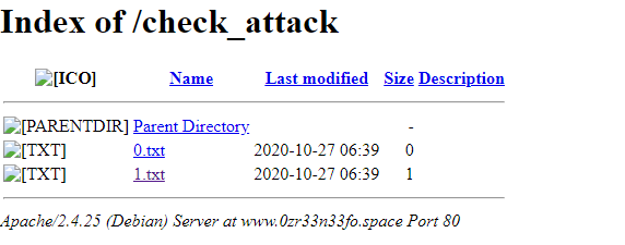 Figure 22. “/check_attack” directory