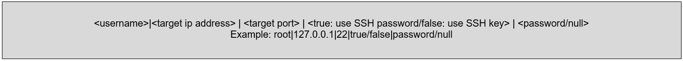 DarkRad credential input to the script after decoding