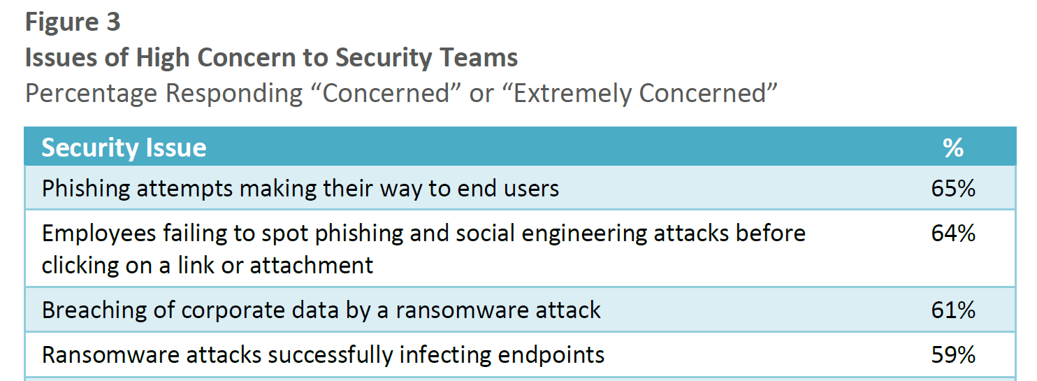 Survey: Phishing Ransomware Attacks Are Top Concerns