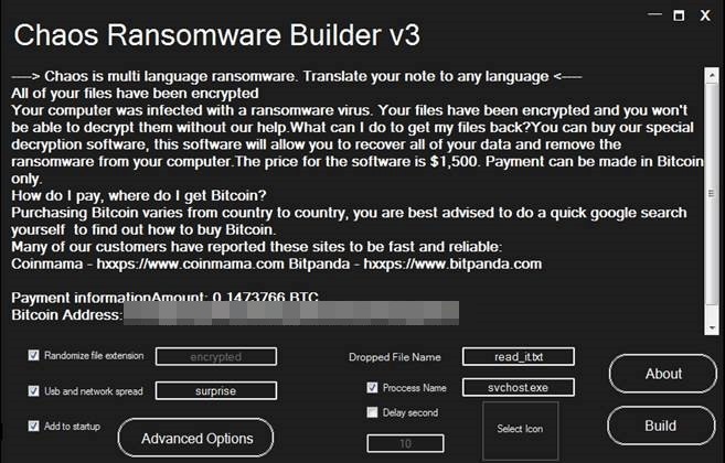 Figure 5. The GUI of Chaos version 3.0