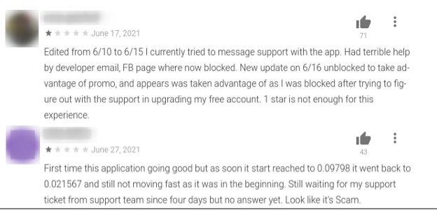 1-star reviews from real users 