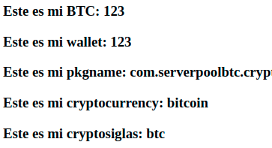 Screenshot of Bitcoin (BTC) – Pool Mining Cloud Wallet app’s fake withdrawal response page