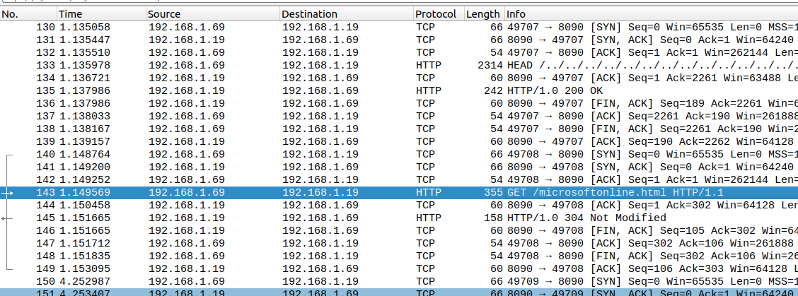 Network capture of a FormBook document sample