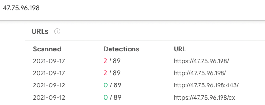 Figure 11. URLs under the same server as “GoogleUpdate”