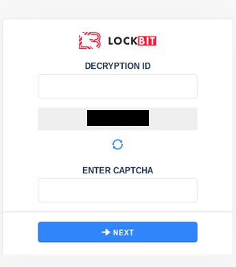 Figure 4. Lockbit 2.0 victim chat login