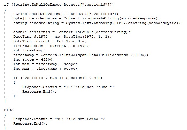 Figure 13. The web shell written in C#