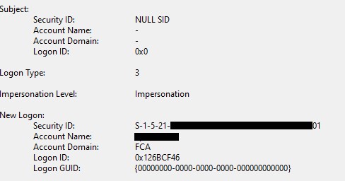 Figure 17. Using a pass-the-hash technique for remote access