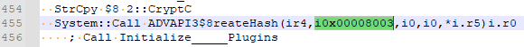 Figure 11. MD5 hashing of the password