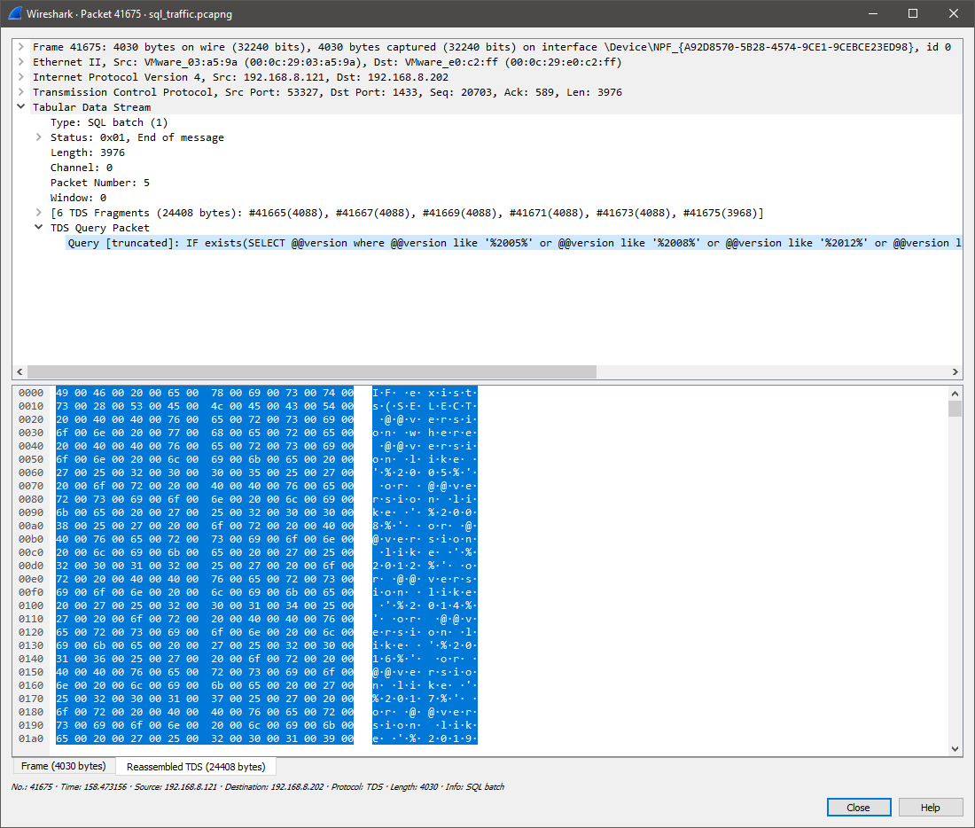 Figure 5. Executing SQL statements