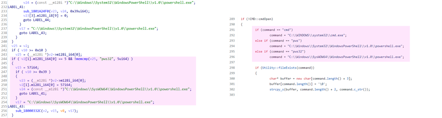 Figure 6. Reused codes from open-source Lilith RAT