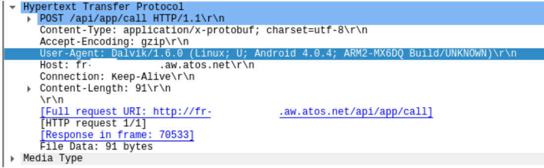 Figure 5. The use of old version of Android in some cars’ IVI modules