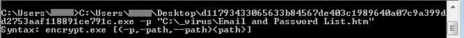 Figure 1. Checking for arguments (path)