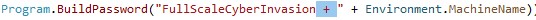 Figure 3. Code showing the length of the randomly generated key for encryption, with an extra “+,” which is likely a typo