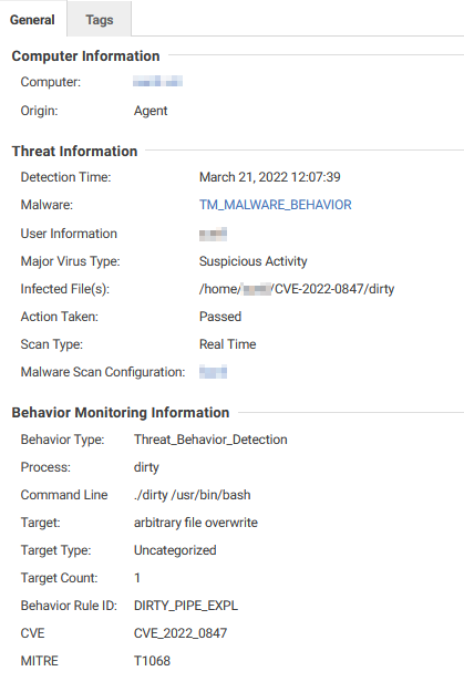 Antimalware detection